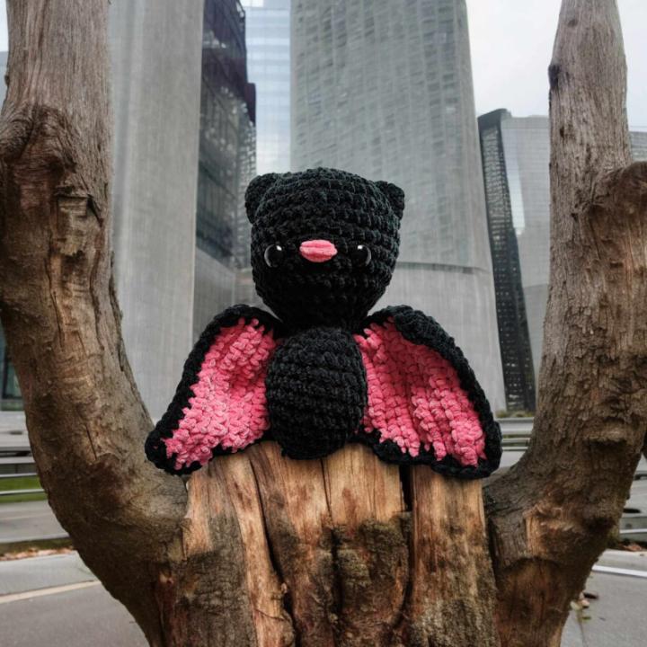 Chauve souris crochet fait main petit modele