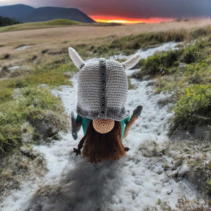 Gnome crochet fait main modèle 5