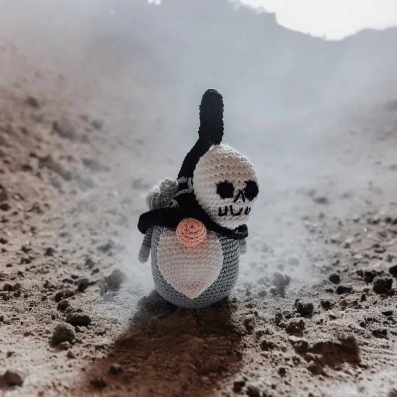 Gnome Halloween crochet fait main
