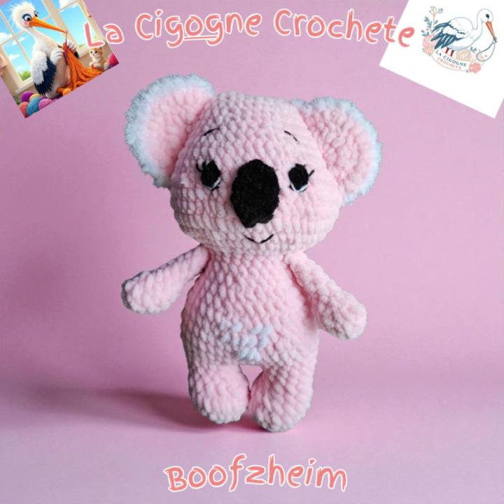 Koala crochet fait main modèle 2
