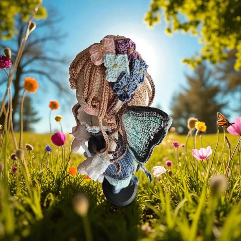 Fée crochet fait main figurine artisanale