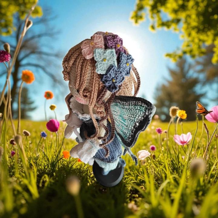 Fée crochet fait main figurine artisanale