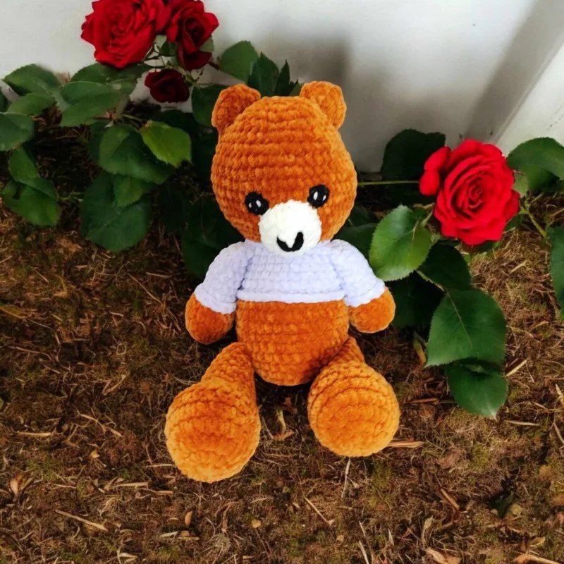 Ourson crochet fait main modèle 2