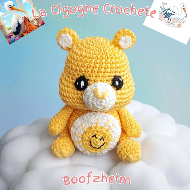 Ourson crochet fait main modèle 3