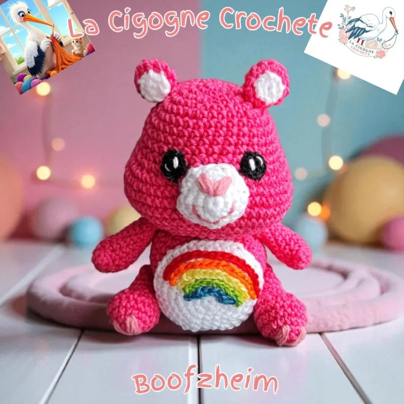 Ourson crochet fait main modèle 4