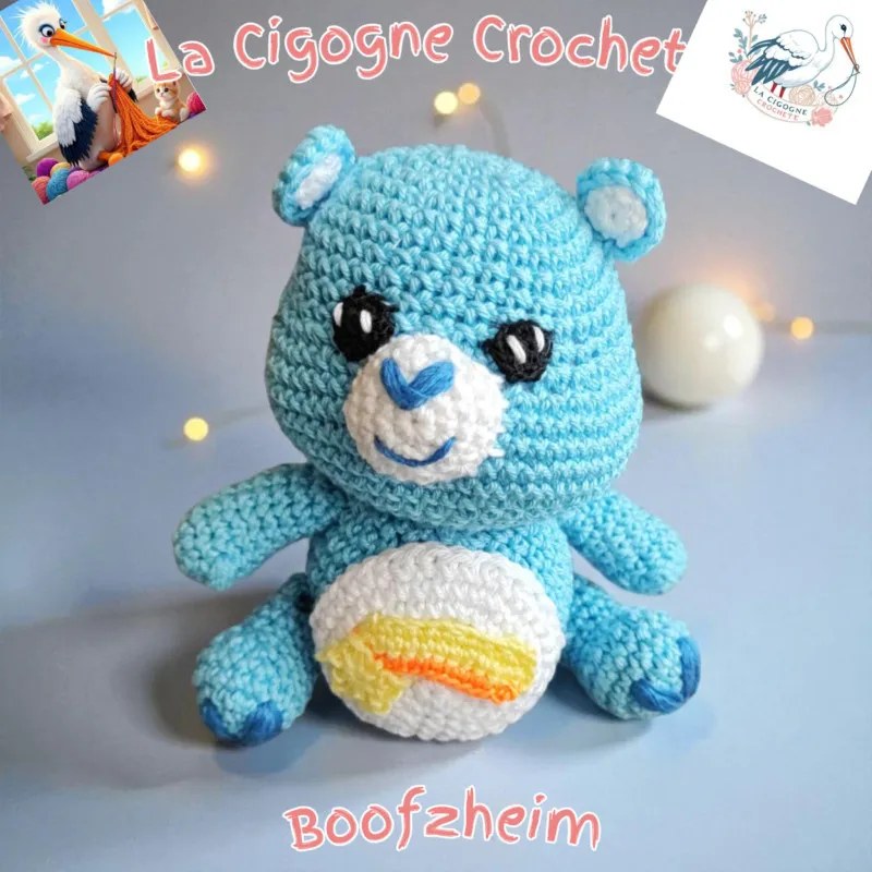 Ourson crochet fait main modèle 7