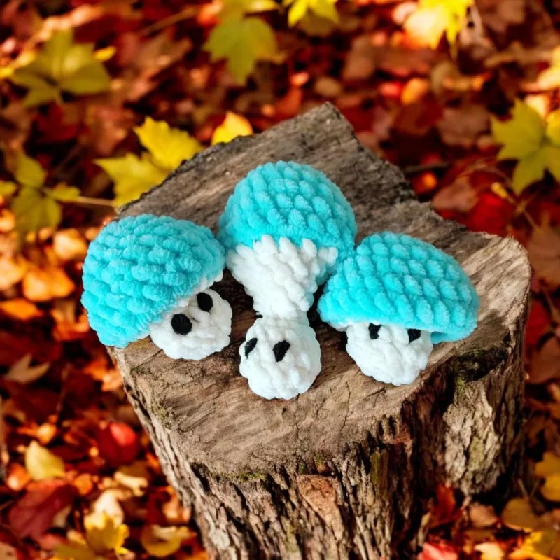Mushie champignon crochet fait main modèle 8