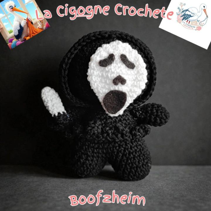 Personnage Halloween crochet fait main figurine artisanale