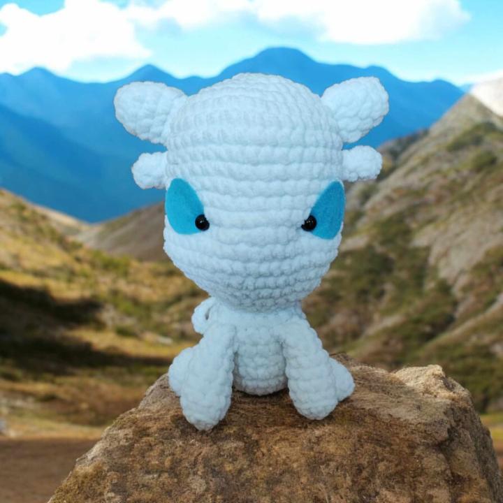 Petit dragon crochet fait main modèle 2
