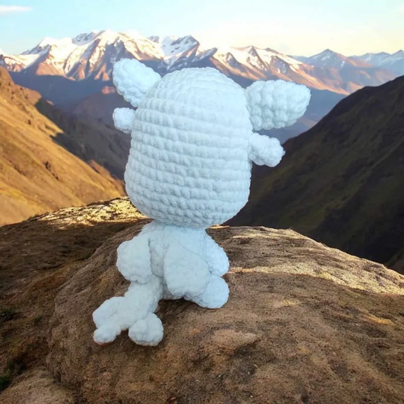 Petit dragon crochet fait main modèle 2