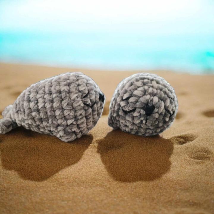 Phoque bébé crochet fait main modèle 2