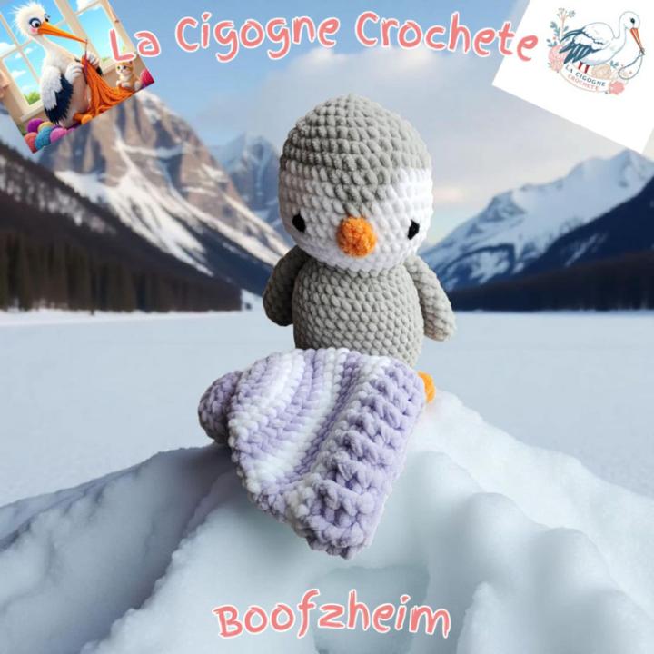 Pingouin crochet fait main modèle 2