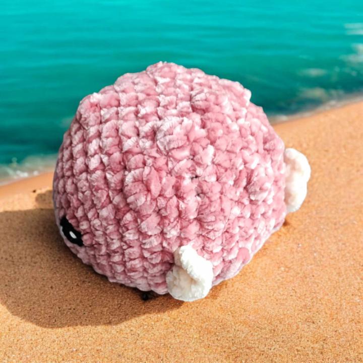 Poisson globe crochet fait main peluche artisanale