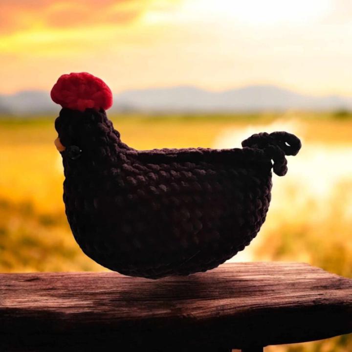 Poule de Pâques crochet fait main modèle 3