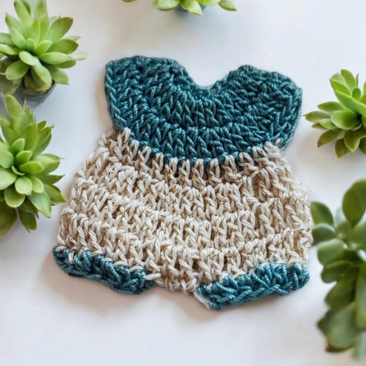 Applique barbotteuse crochet fait main modèle 1