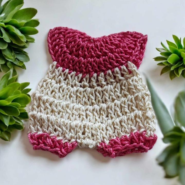 Applique barbotteuse crochet fait main modèle 3