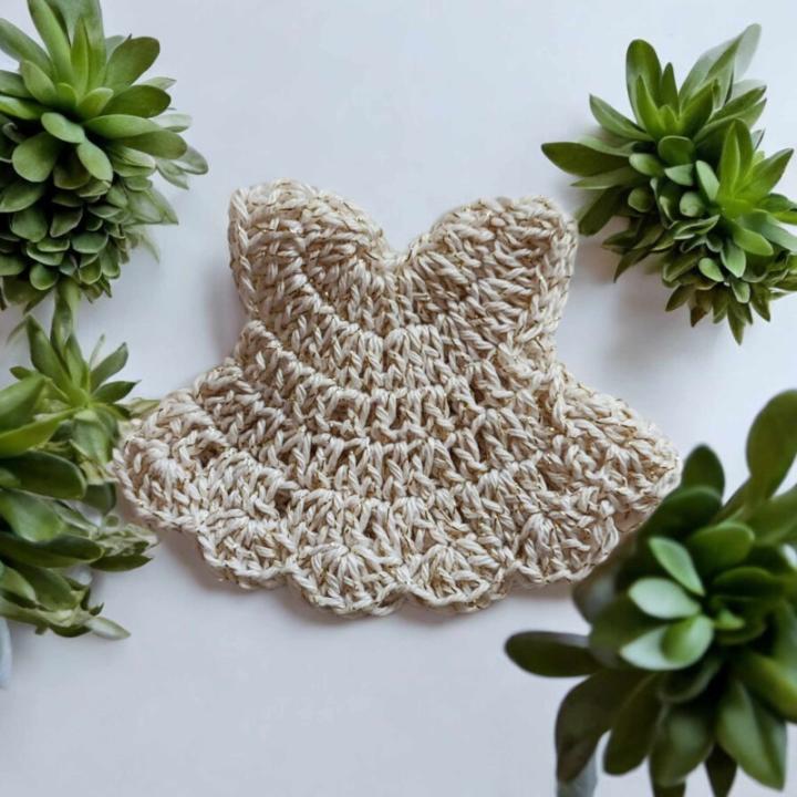 Applique robe crochet fait main modèle 2