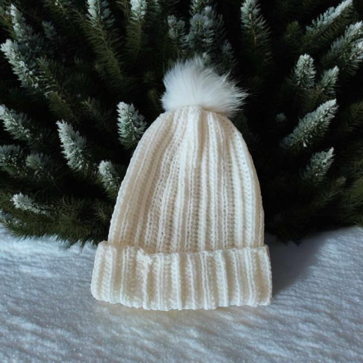 Bonnet adulte crochet fait main modele 5
