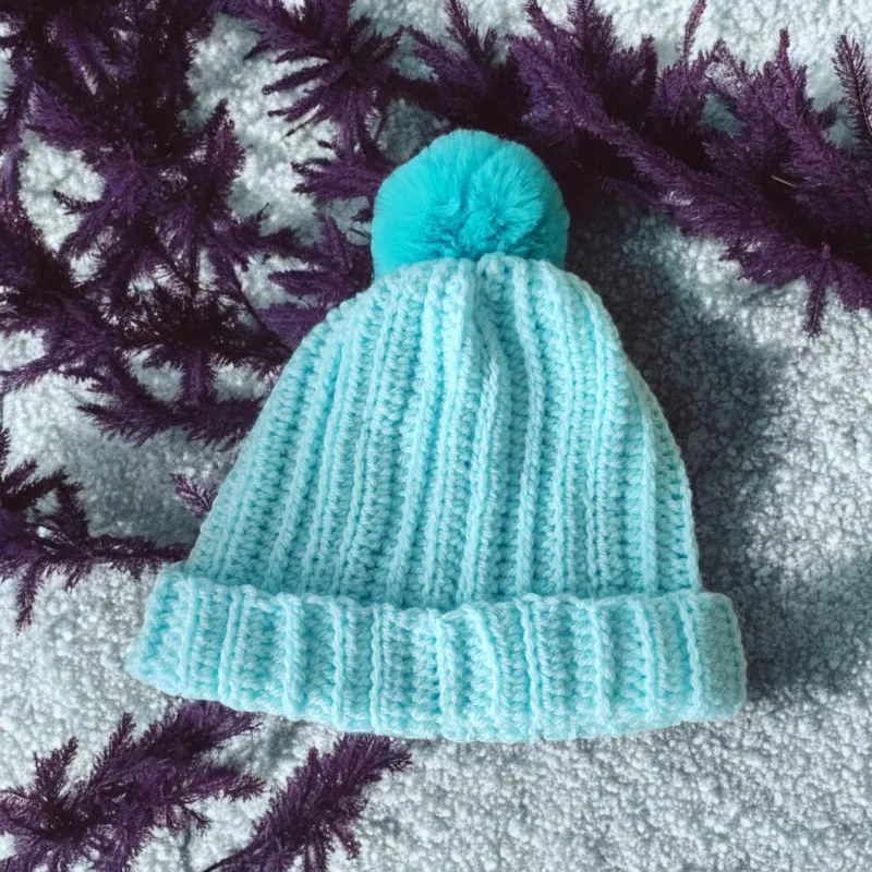 Bonnet enfant crochet fait main modele 3
