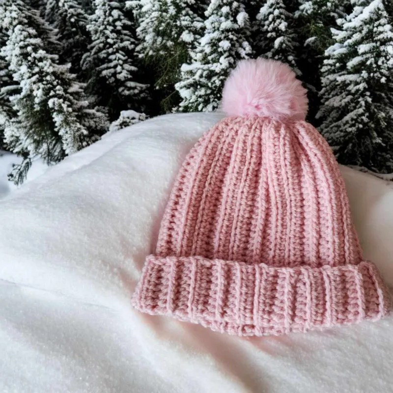 Bonnet enfant crochet fait main modele 4
