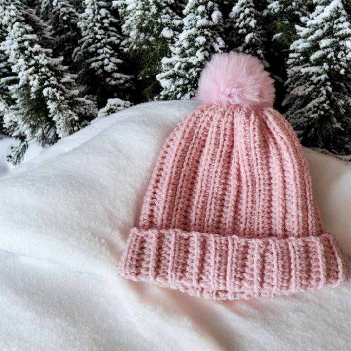 Bonnet enfant crochet fait main modele 4