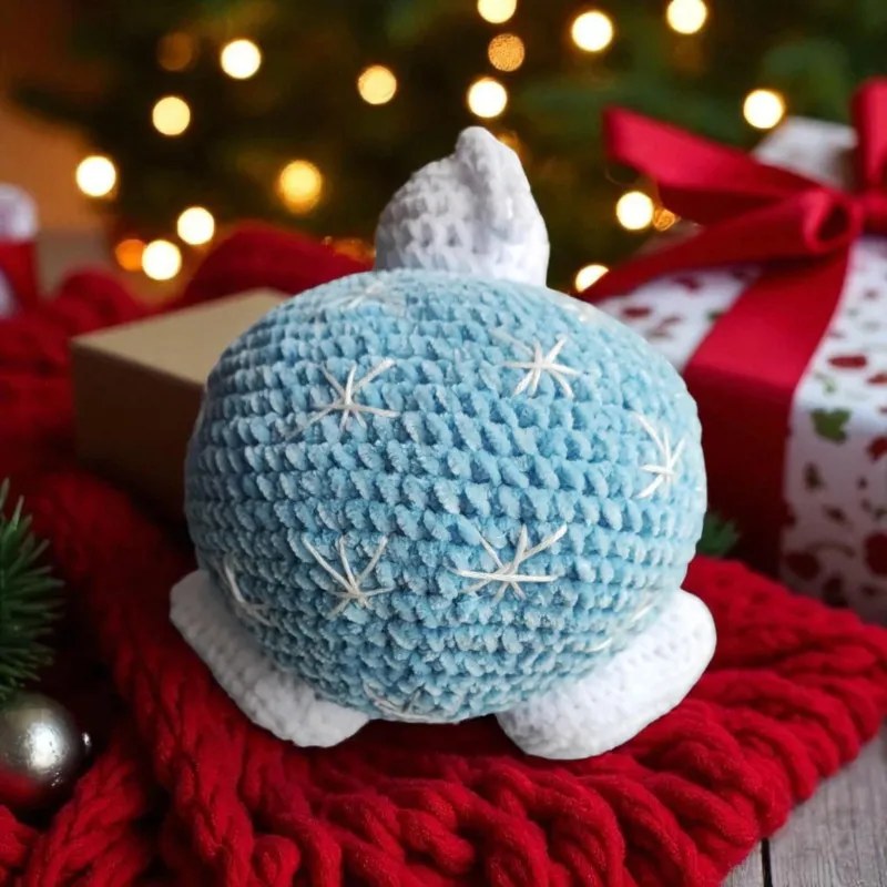 Boule de Noel crochet fait main decoration artisanale