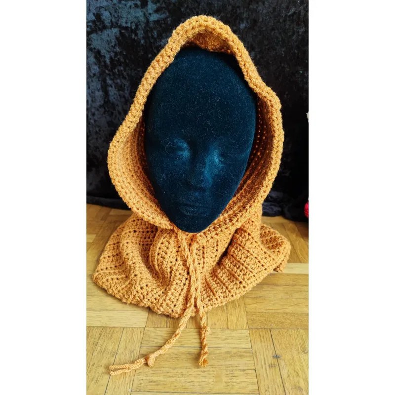 Cagoule crochet fait main
