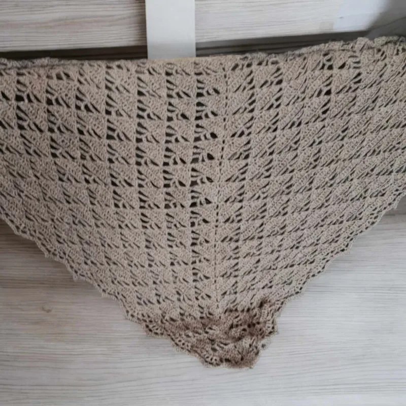 Châle crochet fait main modèle 3