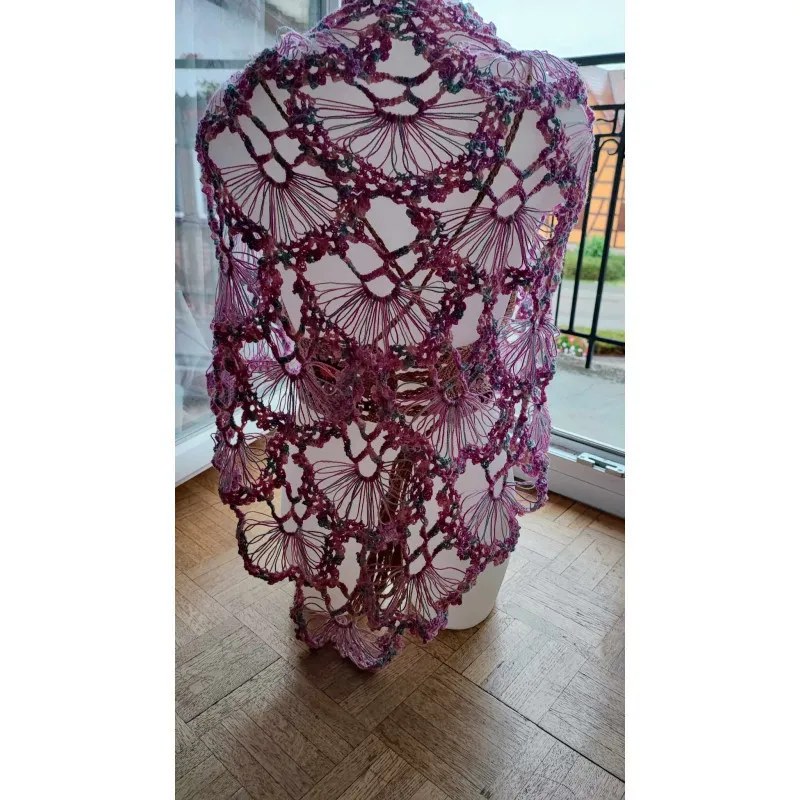 Chale crochet fait main modele 8