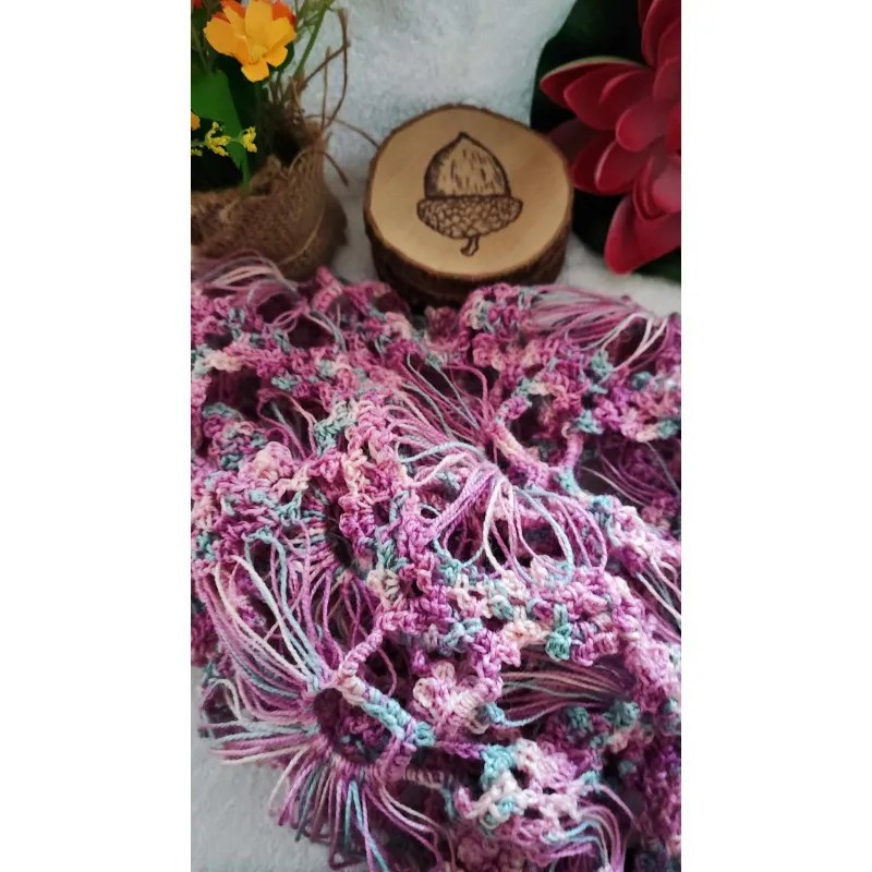 Chale crochet fait main modele 8