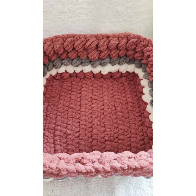 Corbeille crochet fait main modele 2