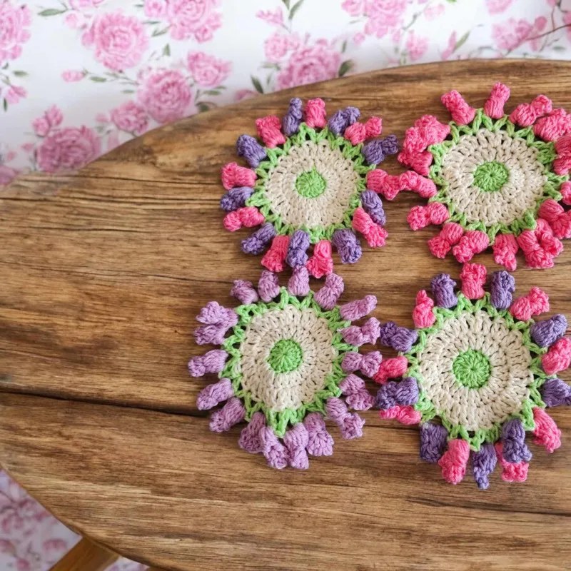 Dessous de verre crochet fait main modele 1