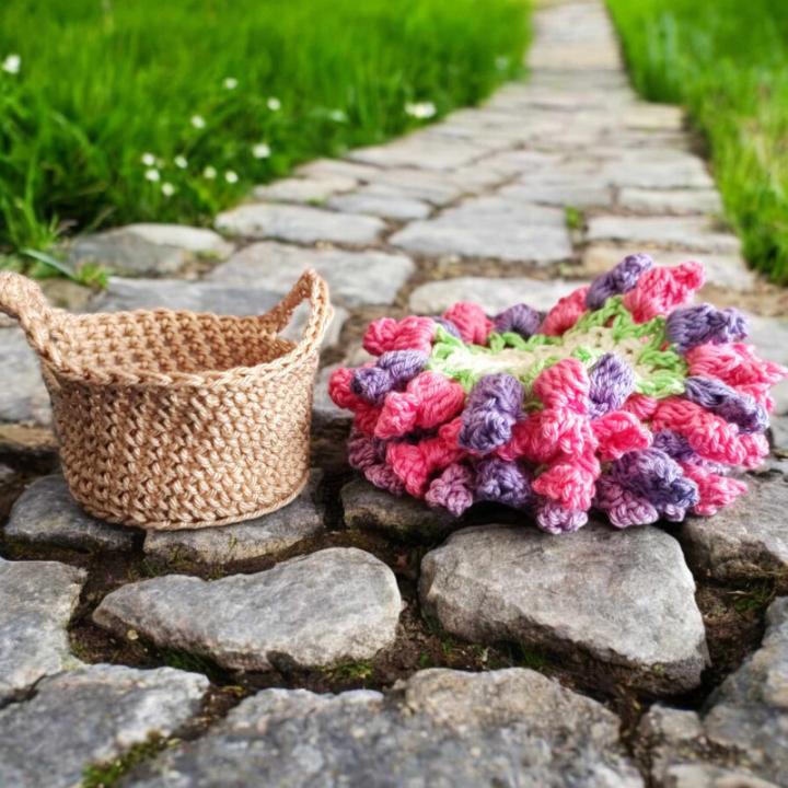 Dessous de verre crochet fait main modele 1