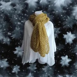 Echarpe au Crochet | Vetement Fait Main Modele 2 | La Cigogne Crochete