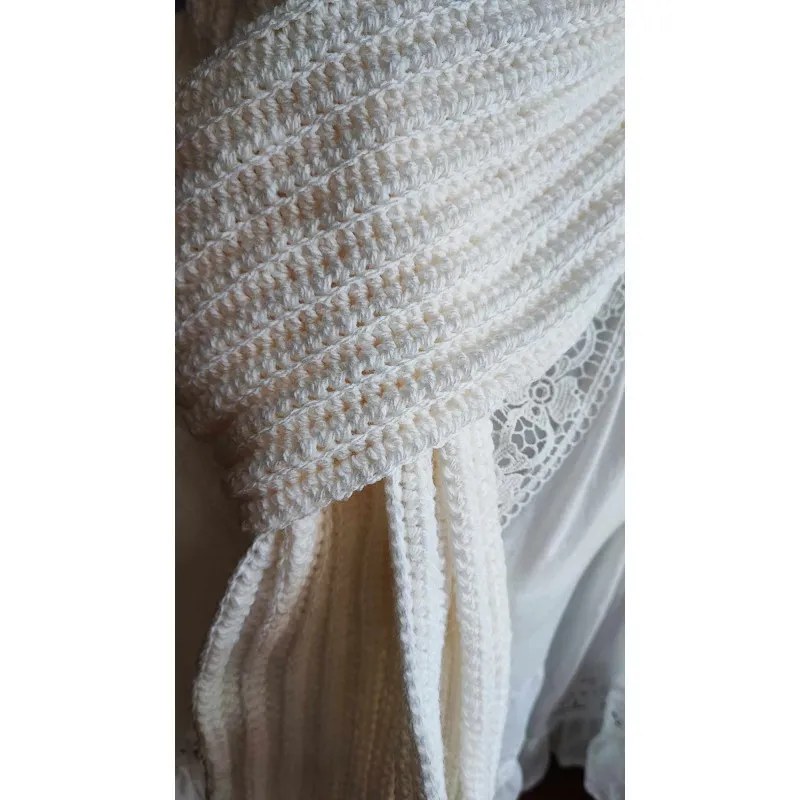 Écharpe crochet fait main modèle 5