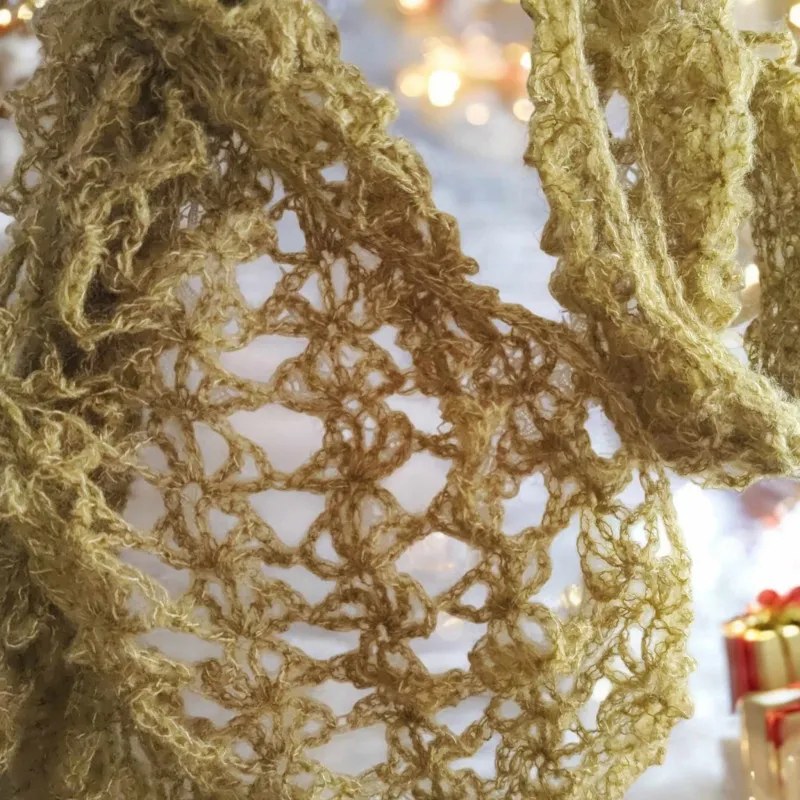 Écharpe crochet fait main modèle 7