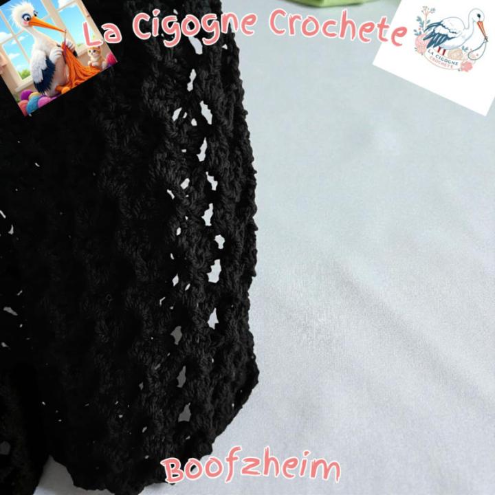 Écharpe crochet fait main modèle 15