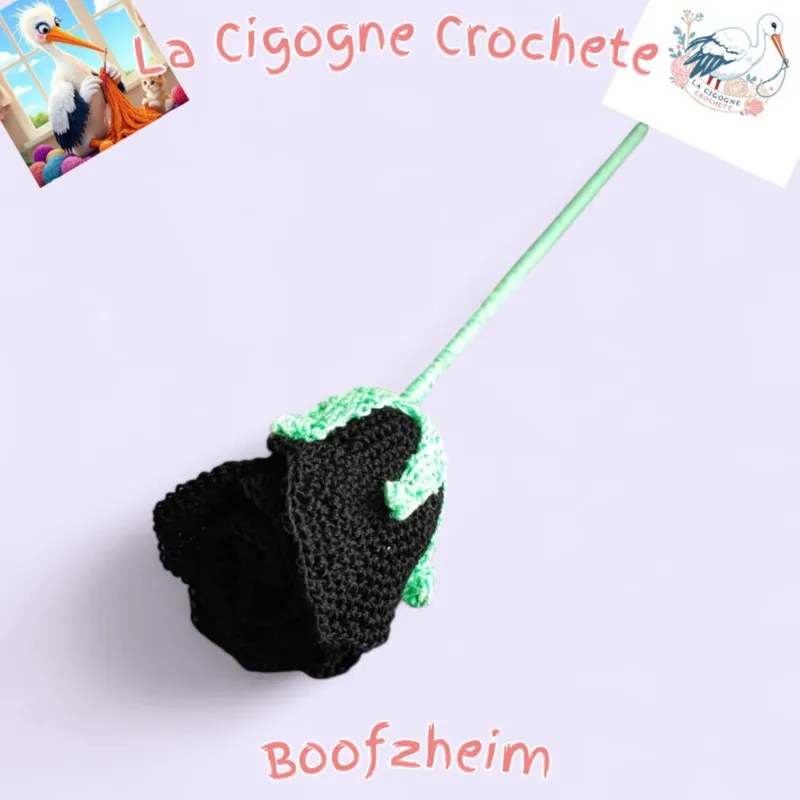 Fleur crochet fait main modèle 1
