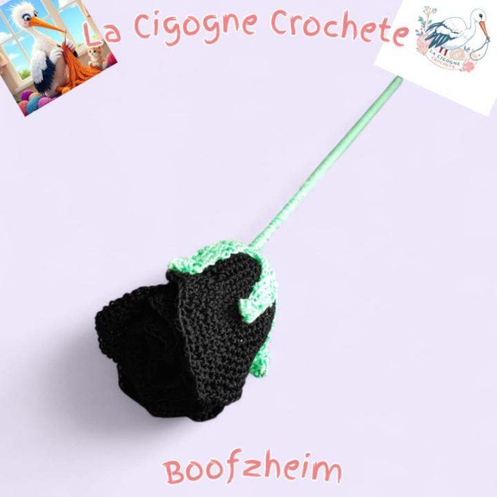 Fleur crochet fait main modèle 1