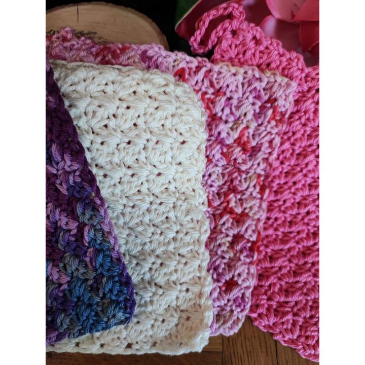 Lingettes lavables réutilisables fait main