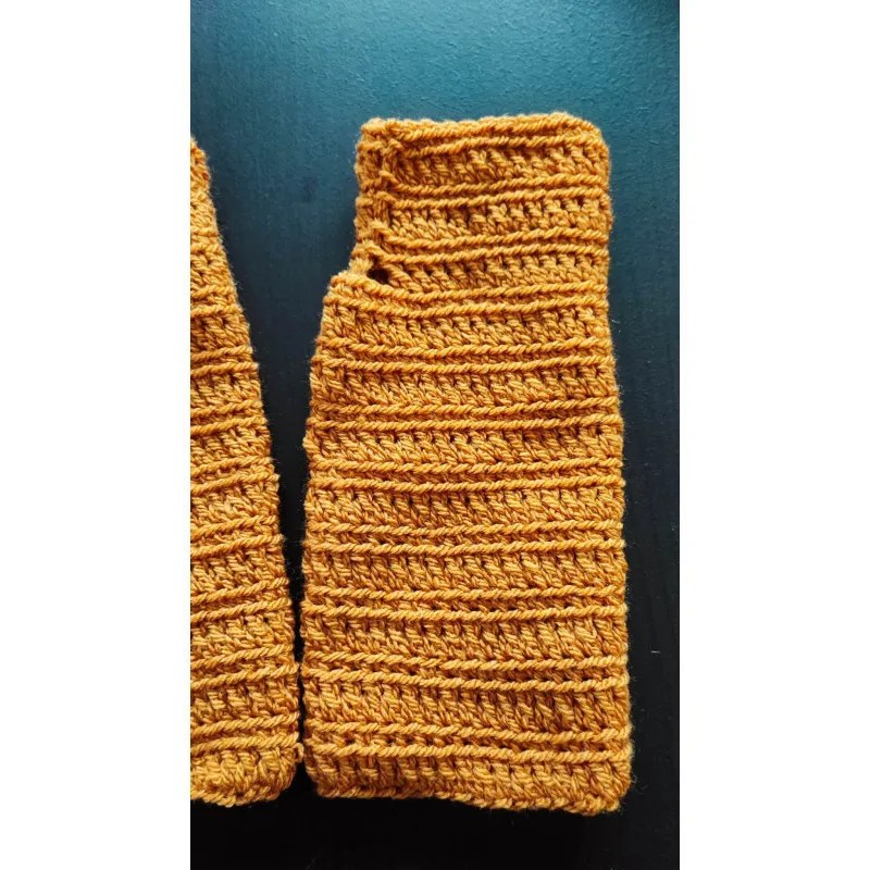 Mitaines modèle 1 crochet fait main