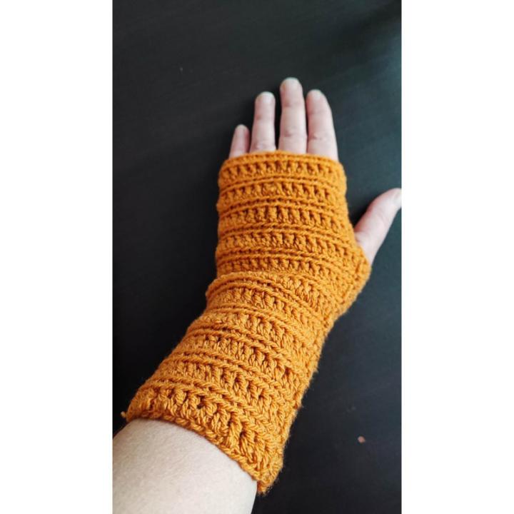 Mitaines modèle 1 crochet fait main