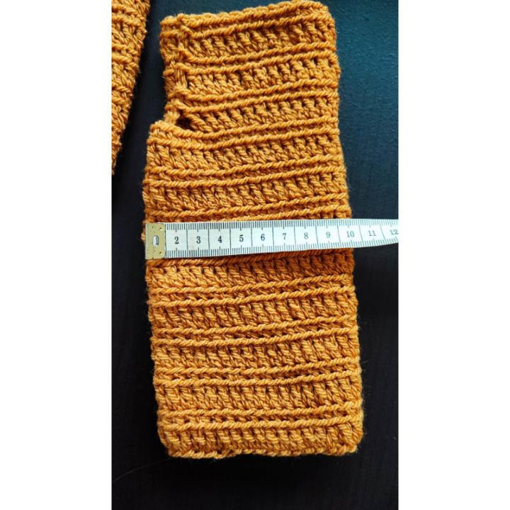 Mitaines modèle 1 crochet fait main