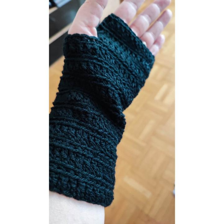 Mitaines modèle 2 crochet fait main texturé