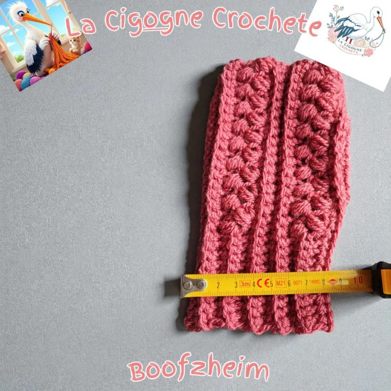 Mitaines modèle 4 crochet fait main couvrantes