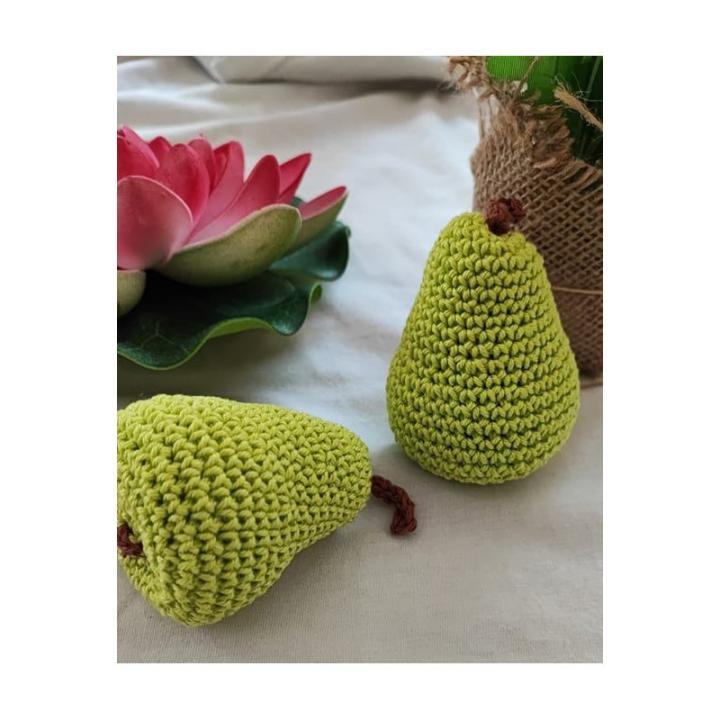 Panier fruits légumes crochet fait main