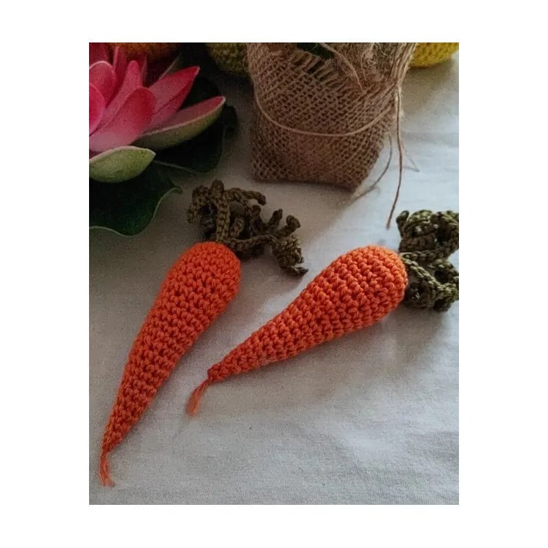 Panier fruits légumes crochet fait main