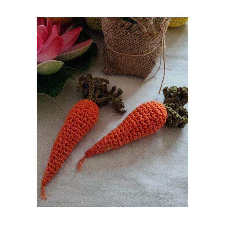 Panier fruits légumes crochet fait main