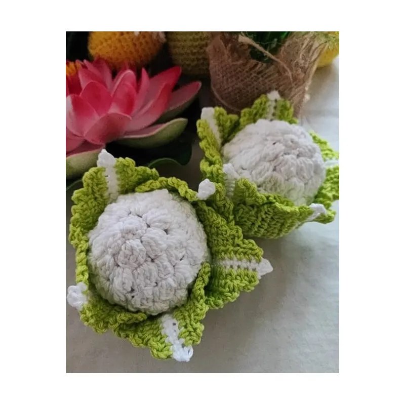 Panier fruits légumes crochet fait main