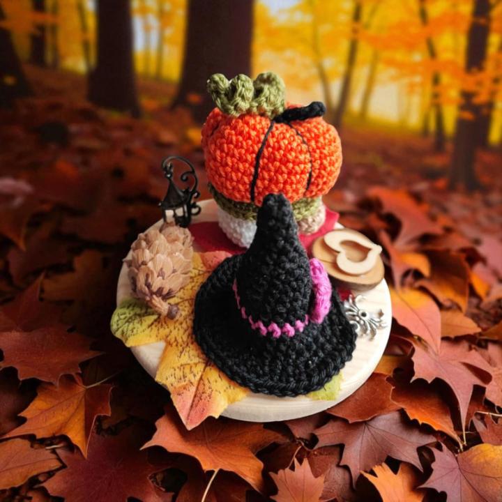 Composition Halloween crochet fait main